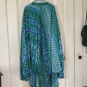 Chico’s  pleated full length skirt